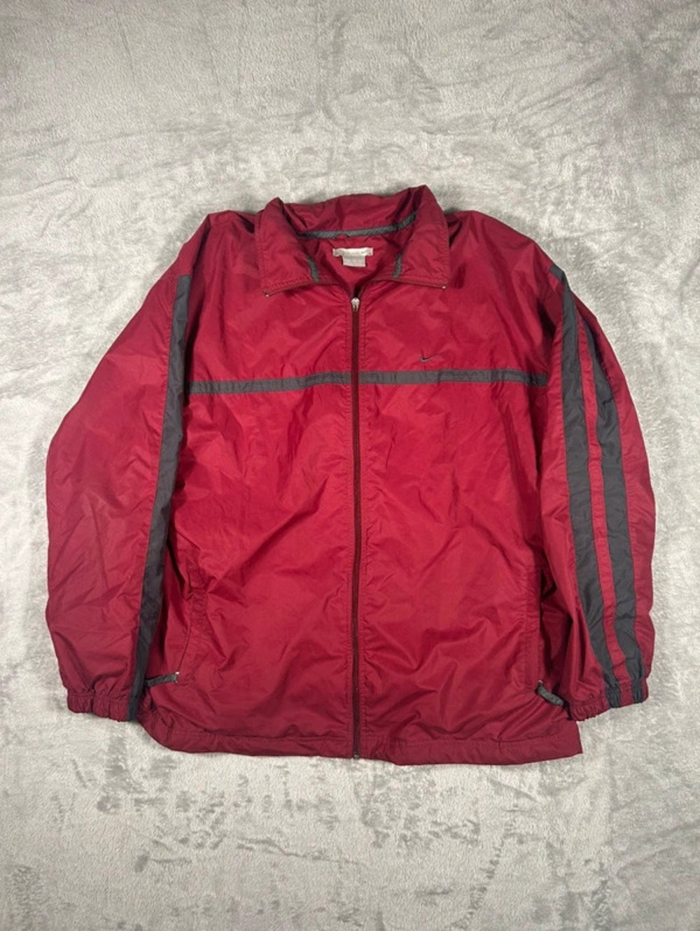 nike red vintage track jacket size XXL
